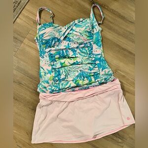 Lilly Pulitzer Tankini and Swim Skirt Set